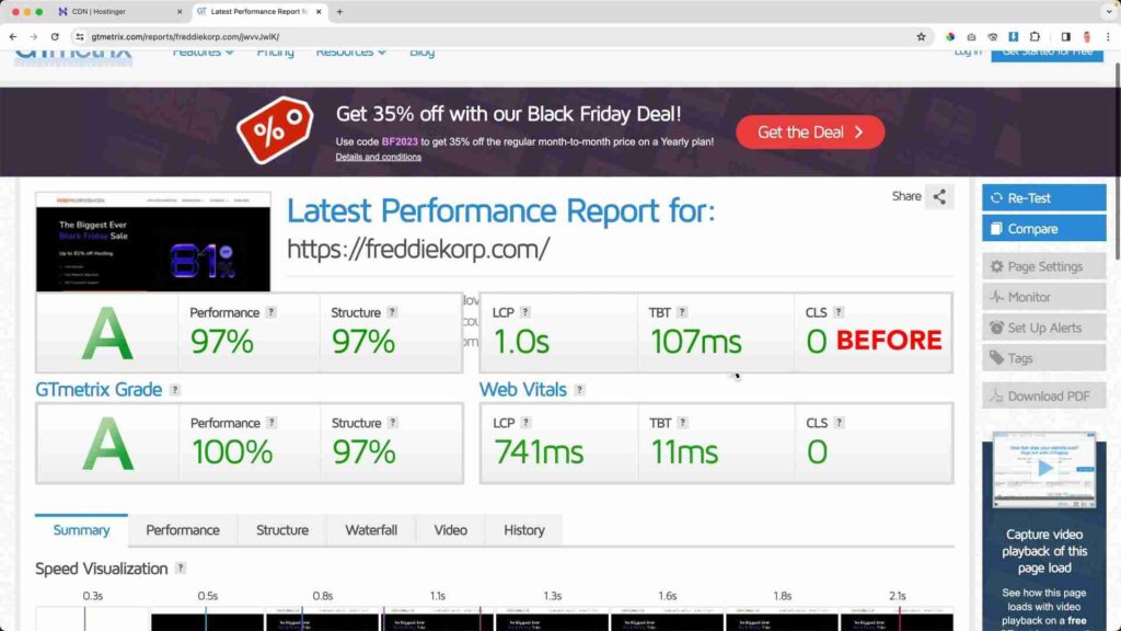 CDN Speed Before And After