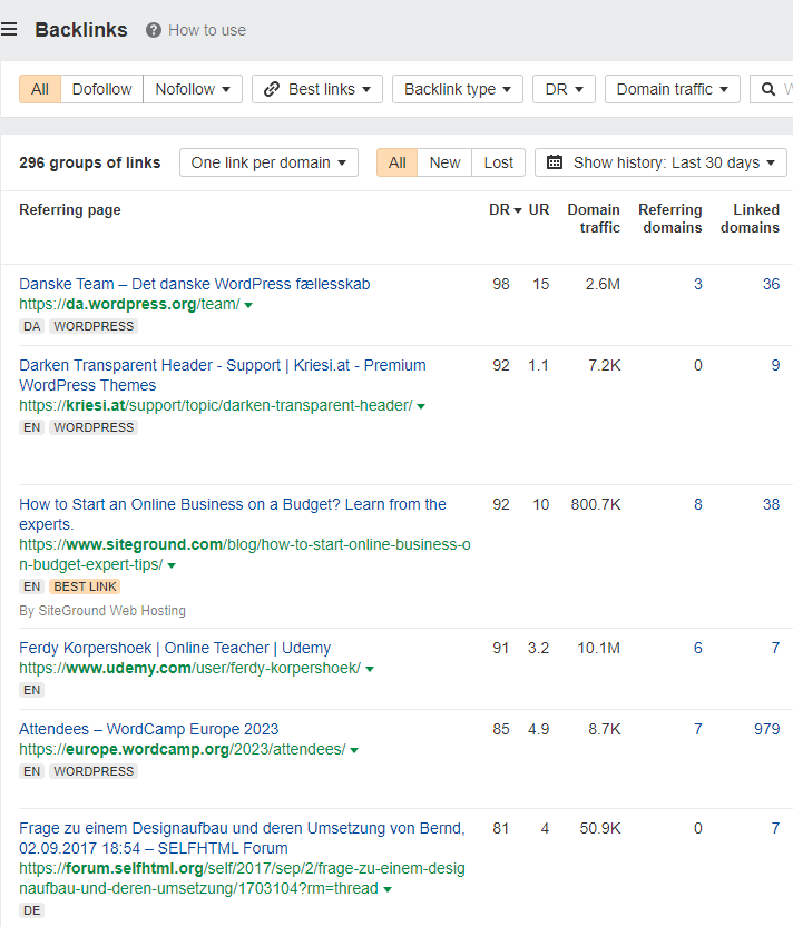 Off Page SEO Backlinks