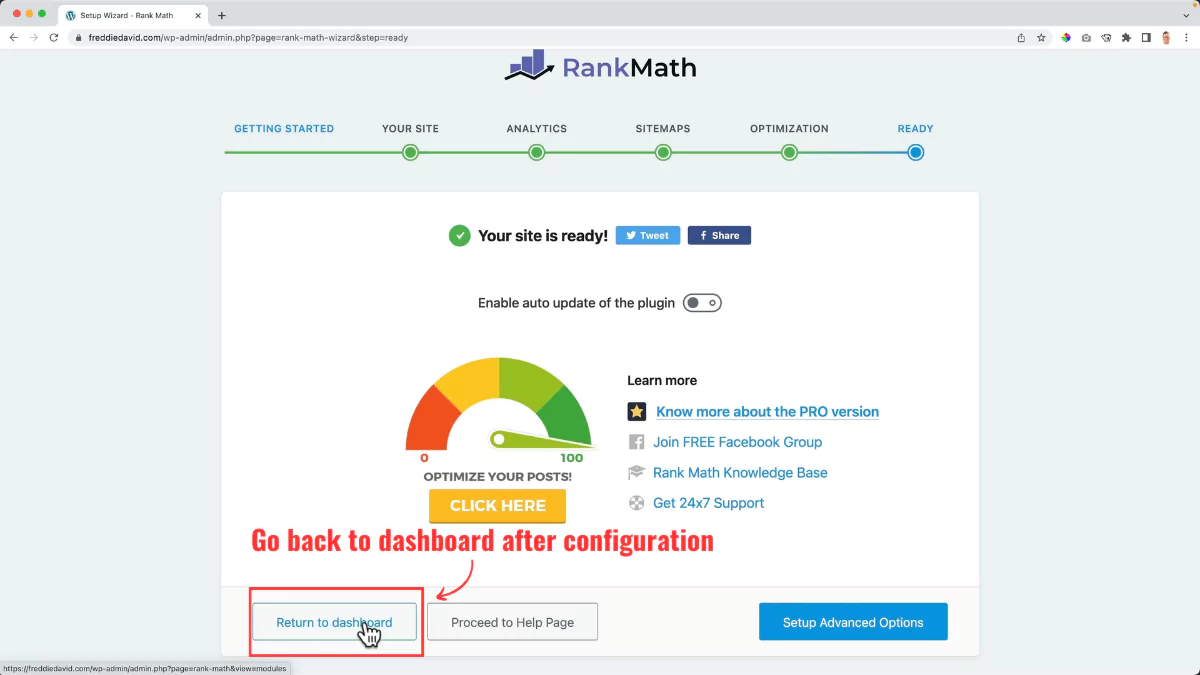 Set up Rankmath on WordPress